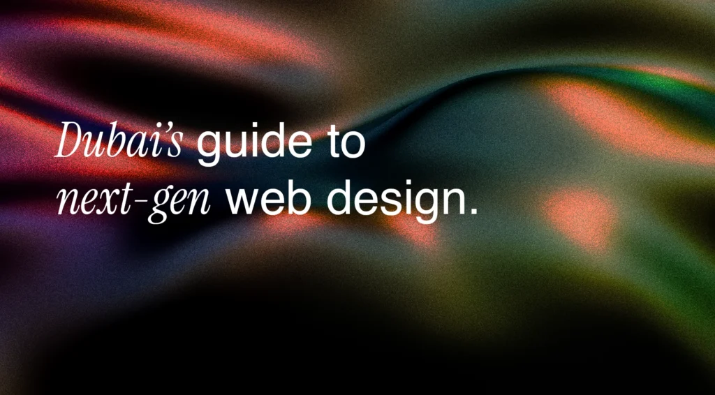 Future of Web Design in Dubai Trends for 2025