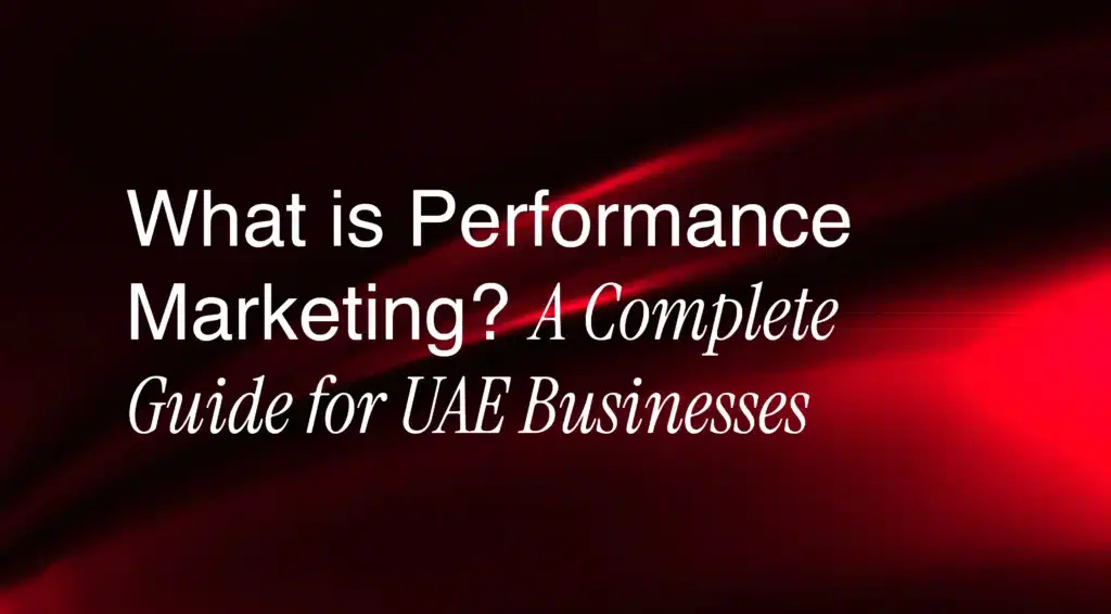 What is Performance Marketing