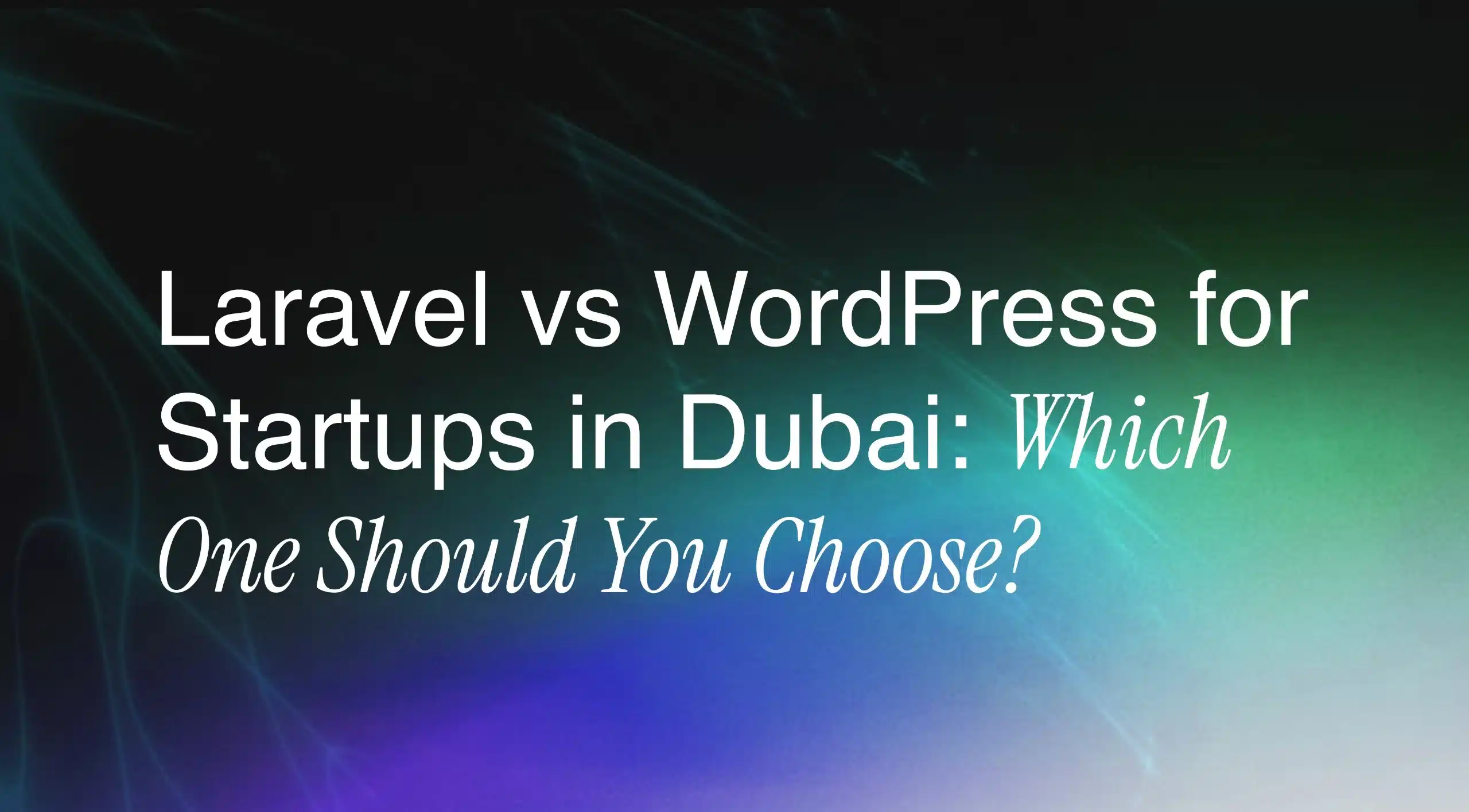 Laravel vs WordPress